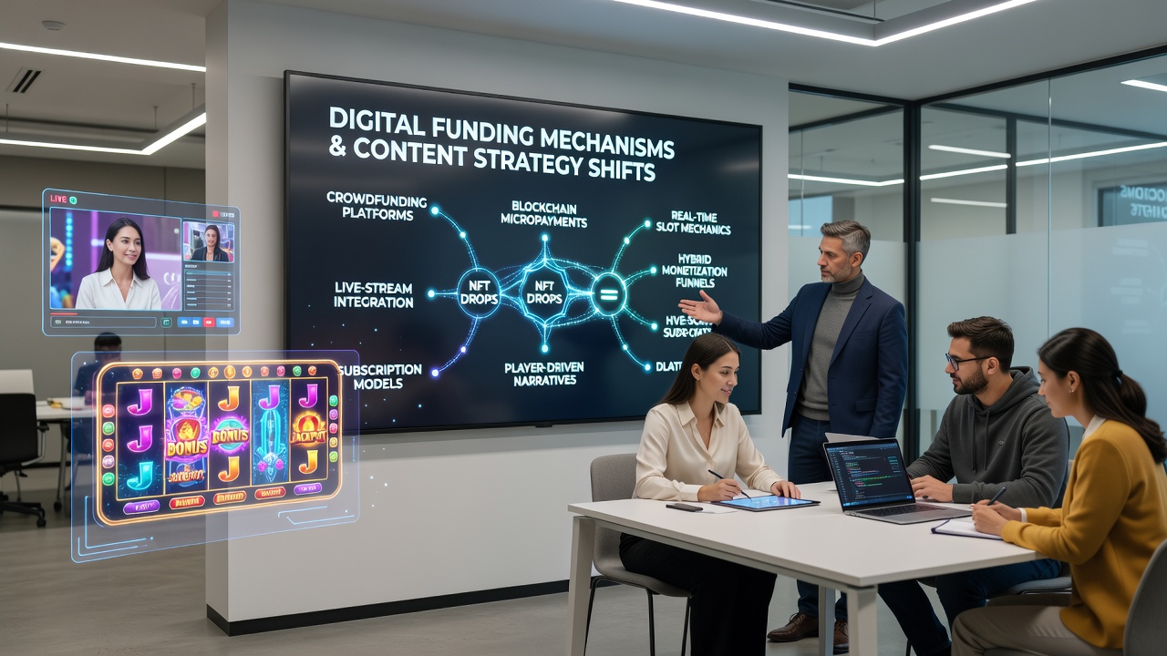 Digital payment systems integrated with live-slot hybrid gaming platforms showing transaction flows and studio development interfaces
