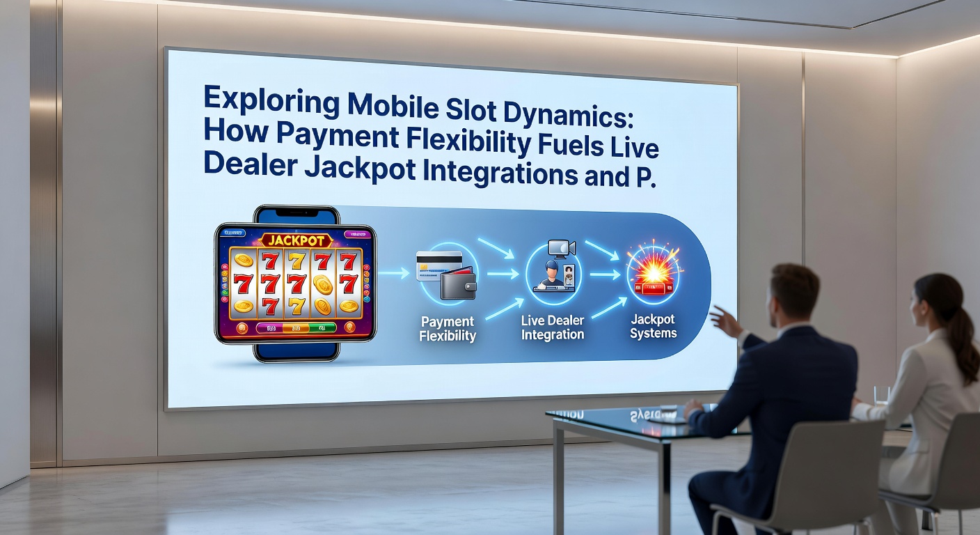 Live dealer studio connected to mobile slot bonus and jackpot systems