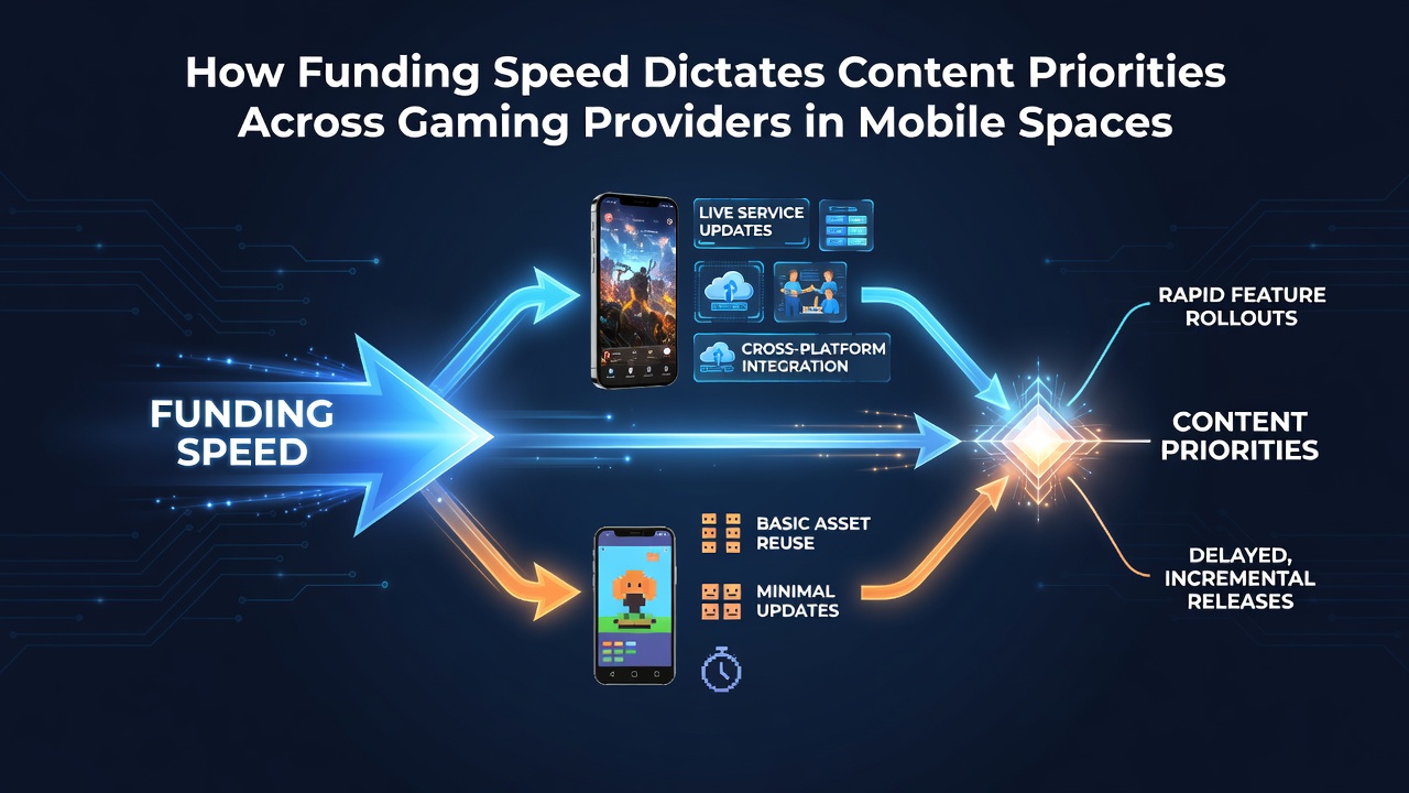 Mobile gaming interface showing instant funding options and slot content selection