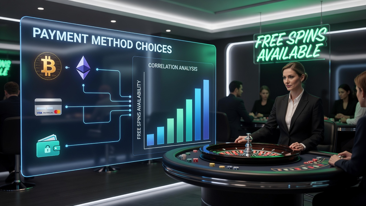 Detailed view of live casino interfaces showing free spin indicators linked to various payment flows